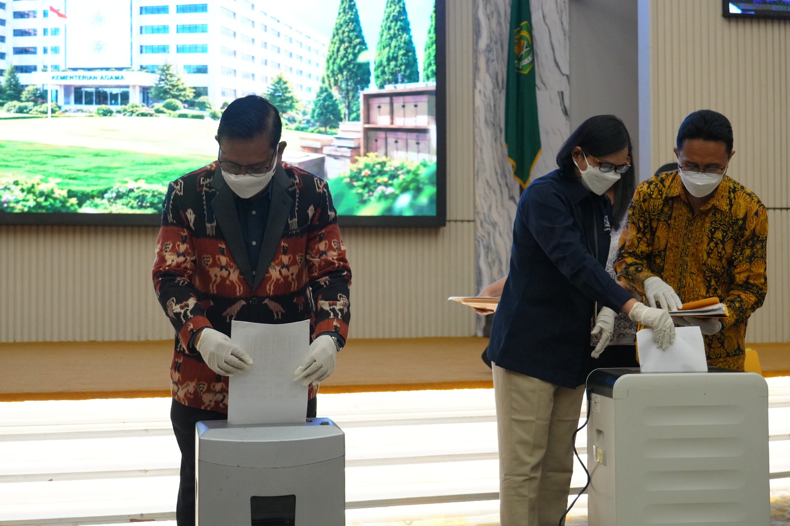 Suasana Pencacahan Arsip Inaktif