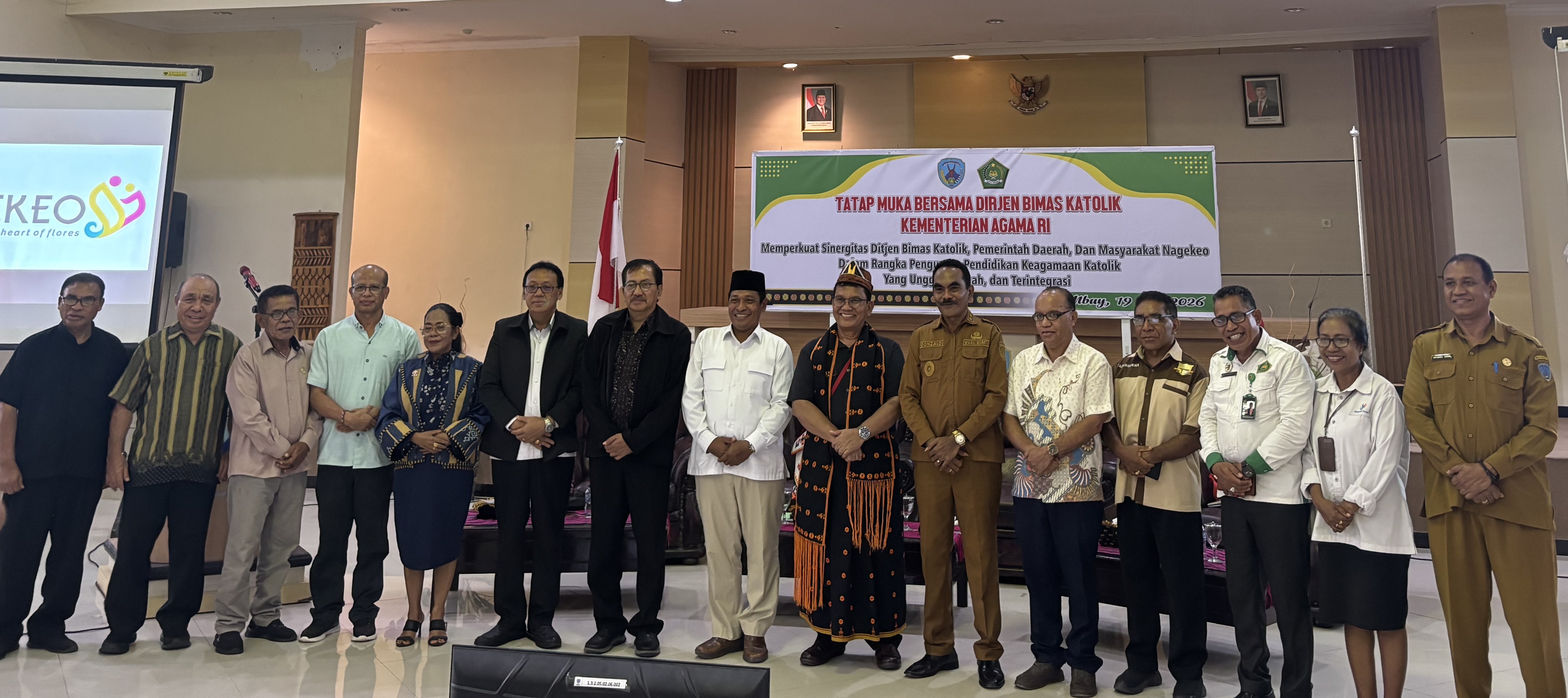 Suasana Tatap Muka Dirjen Bimas Katolik dengan Pemda Nagekeo