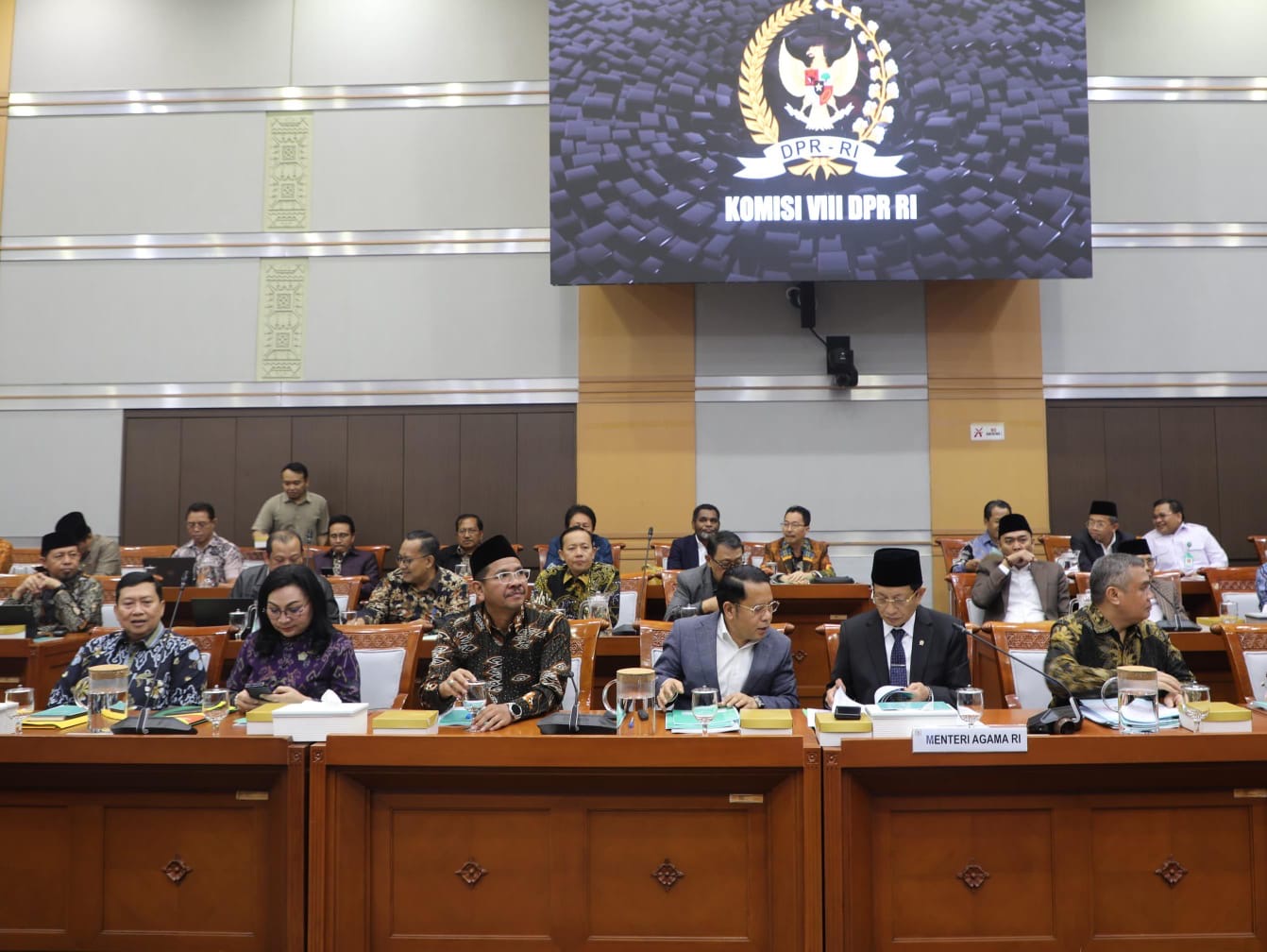 Suasana Rapat Kerja Komisi VIII DPR RI, Rabu (2/9/2026)