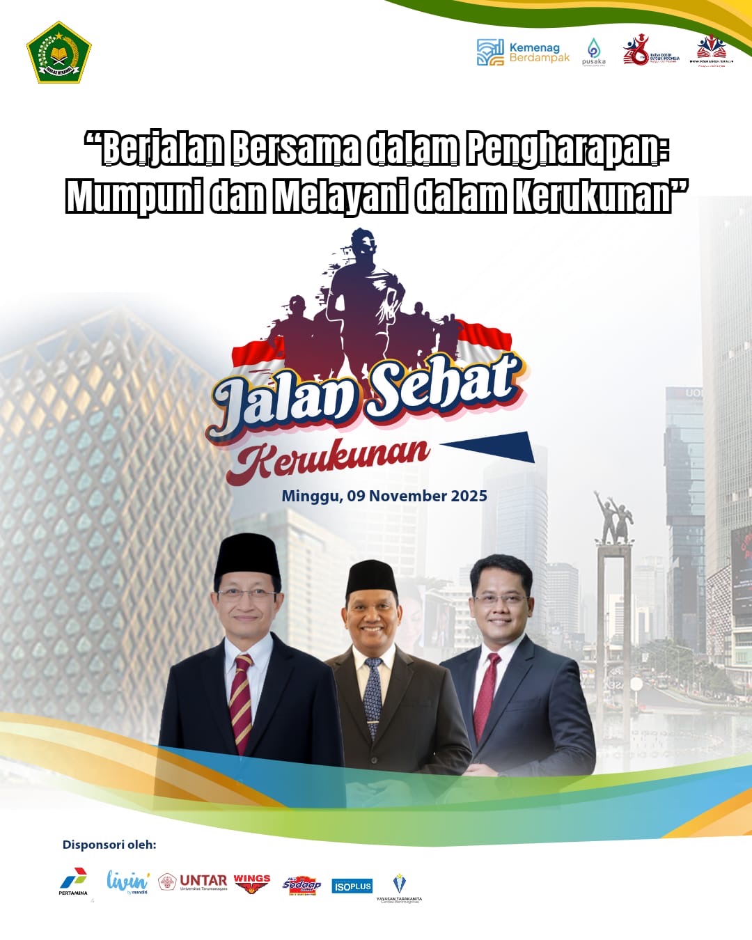 Jalan Sehat Kerukunan; Berjalan Bersama Dalam Pengharapan