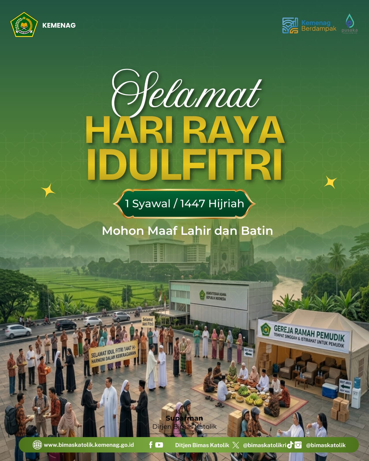 Selamat Hari Raya Idul Fitri 1 Syawal 1447 Hijriah