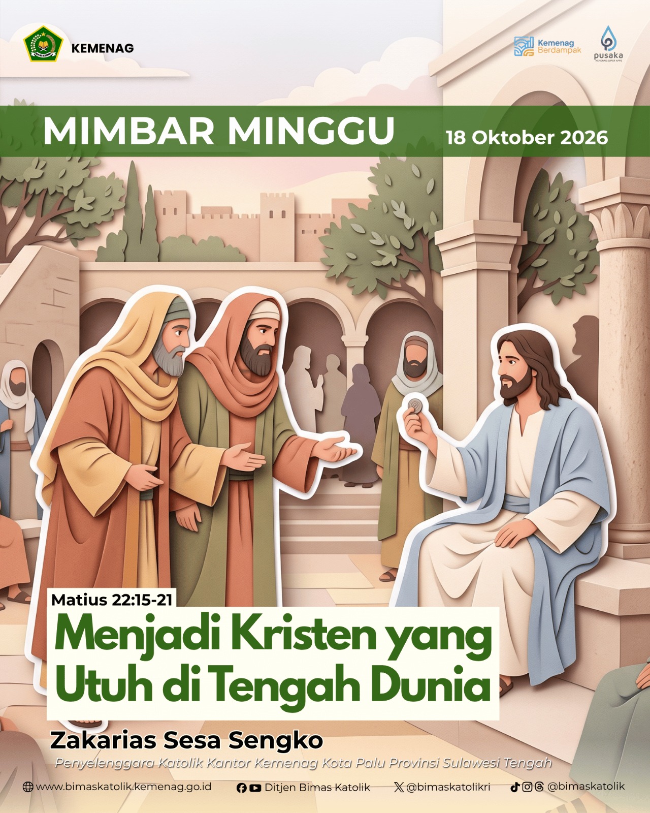 Menjadi Kristen yang Utuh di Tengah Dunia