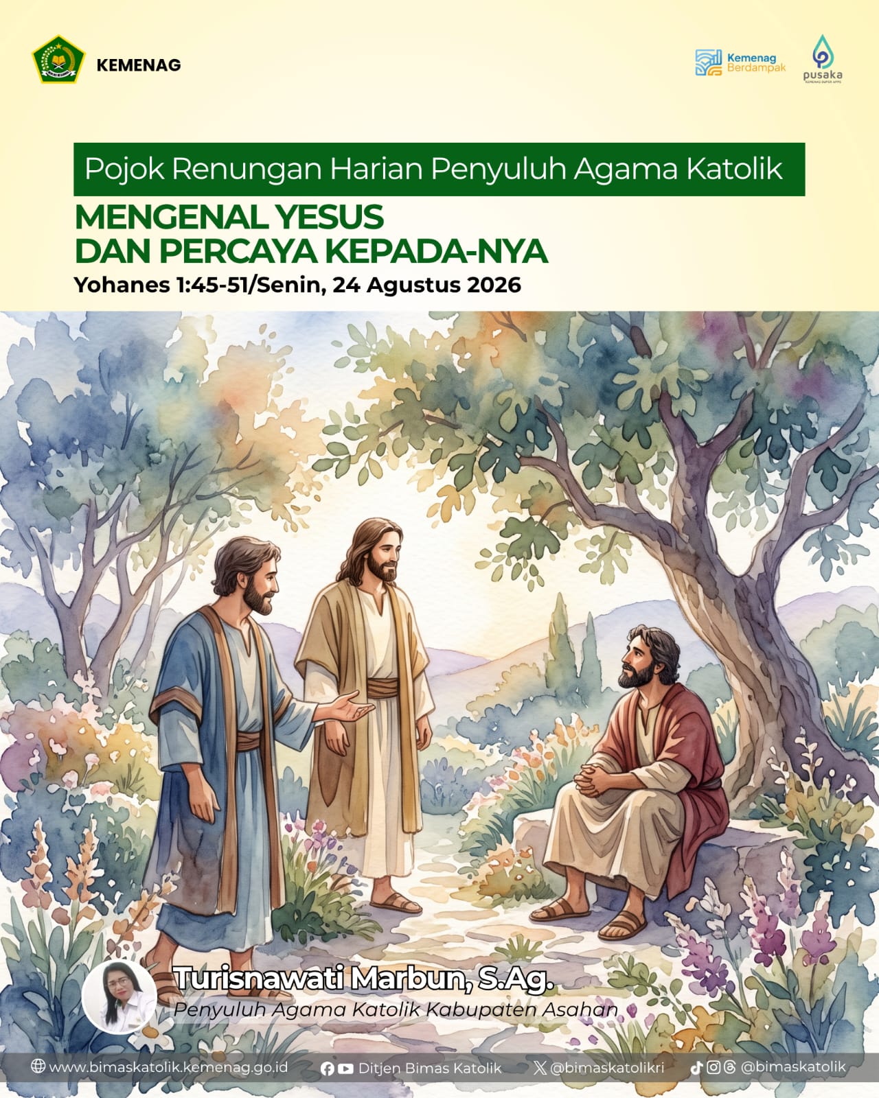 MENGENAL YESUS DAN PERCAYA KEPADA-NYA