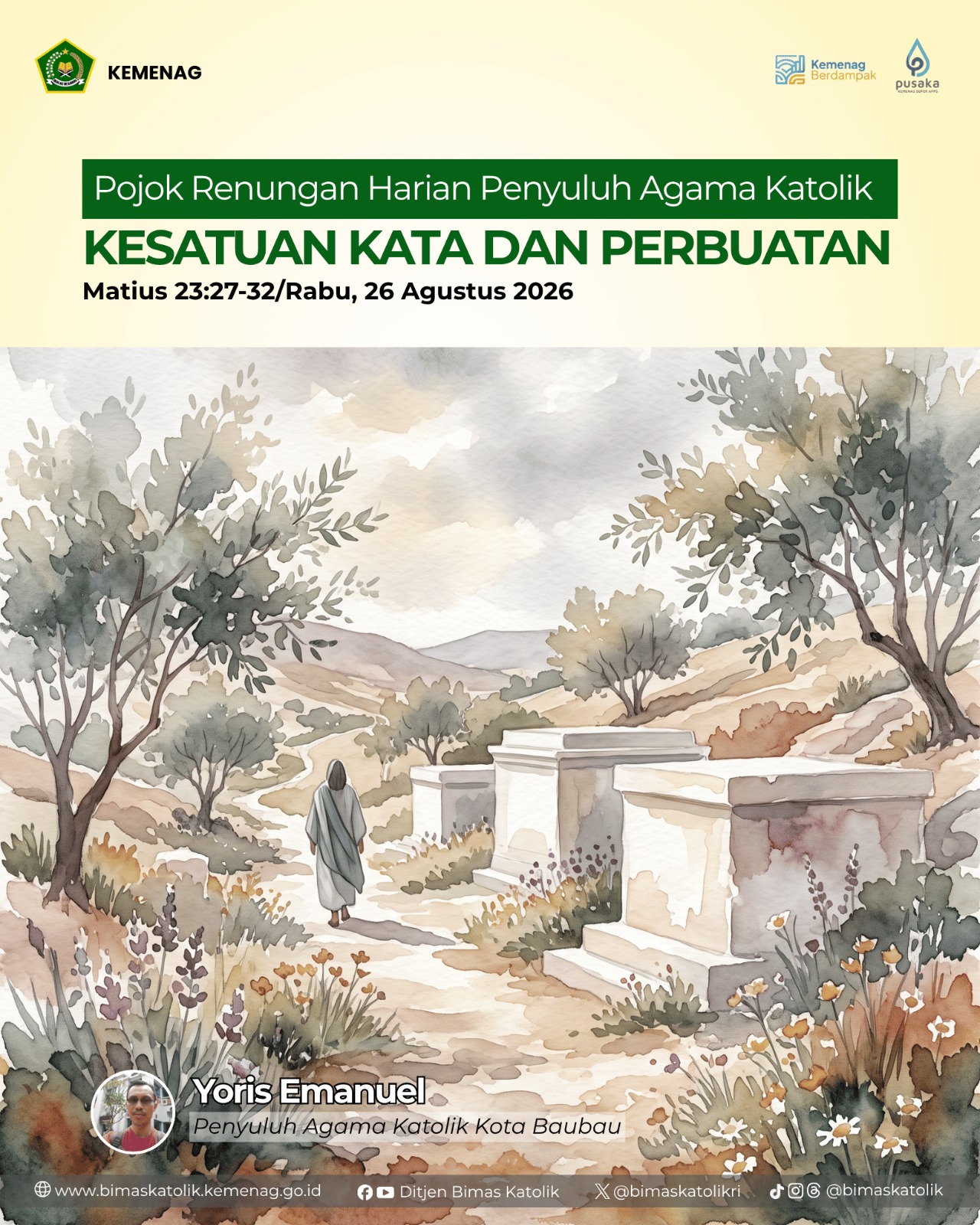 KESATUAN KATA DAN PERBUATAN