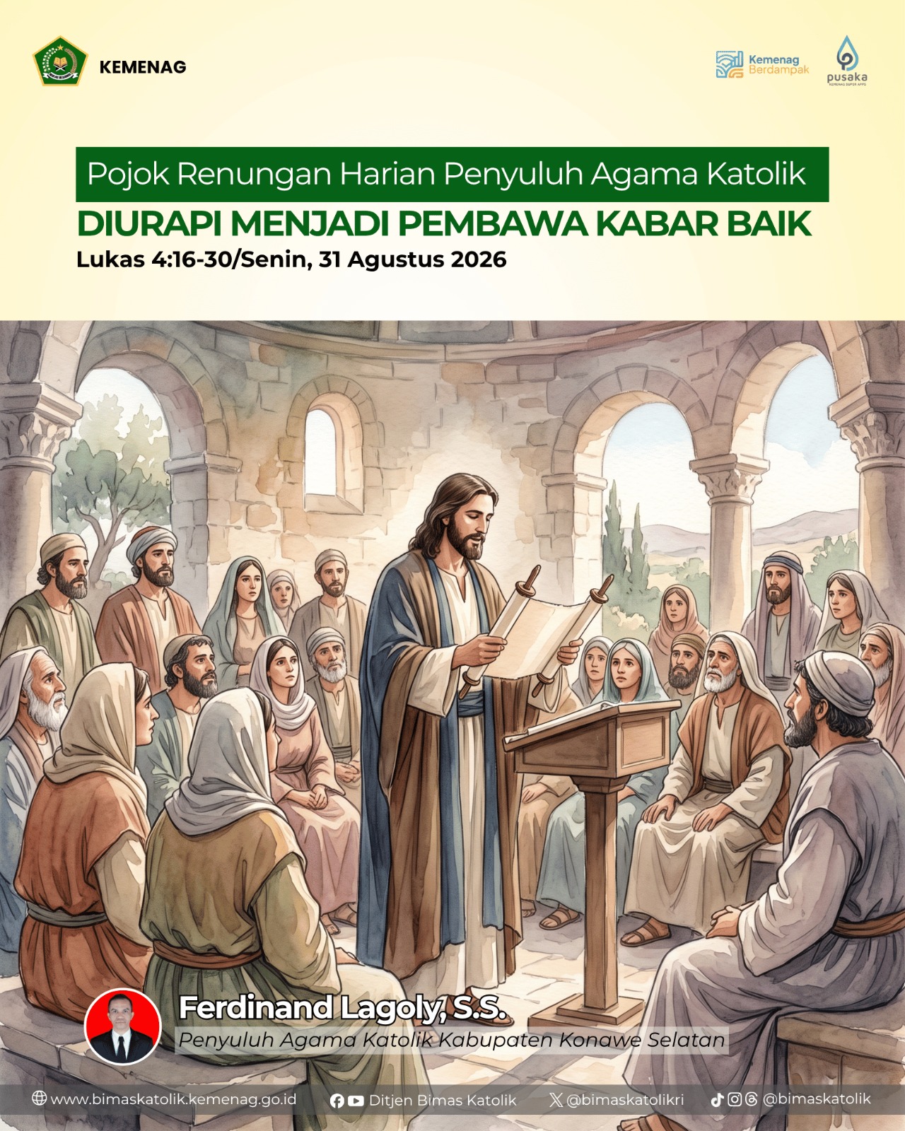 DIURAPI MENJADI PEMBAWA KABAR BAIK