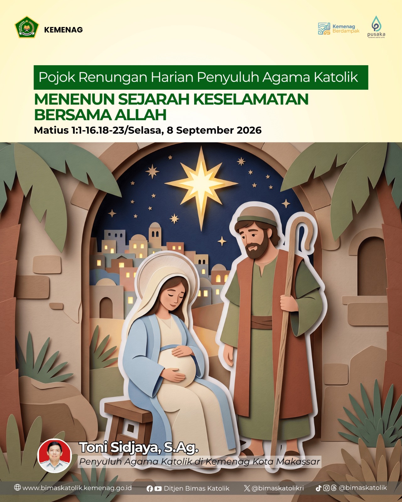MENENUN SEJARAH KESELAMATAN BERSAMA ALLAH