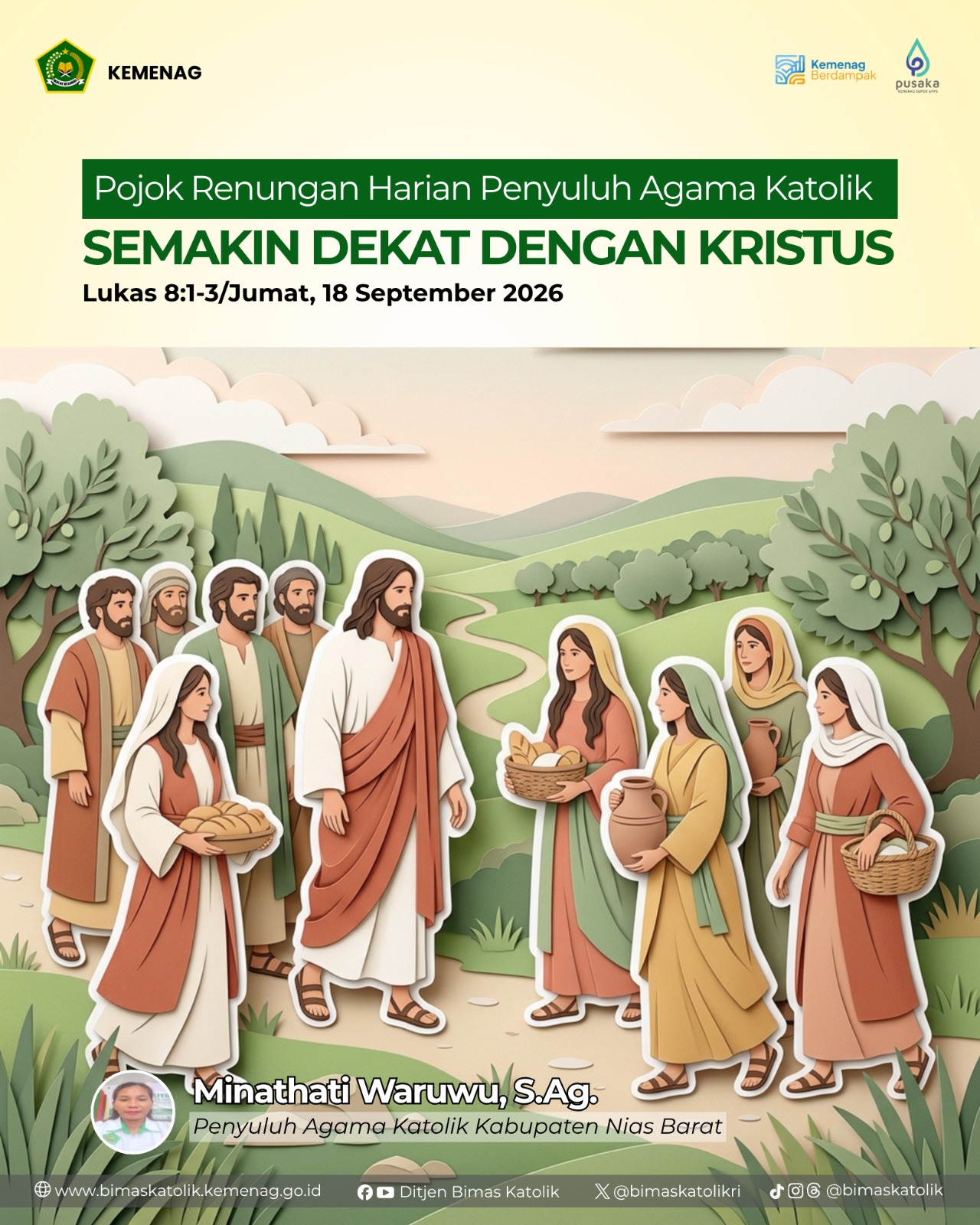 SEMAKIN DEKAT DENGAN KRISTUS