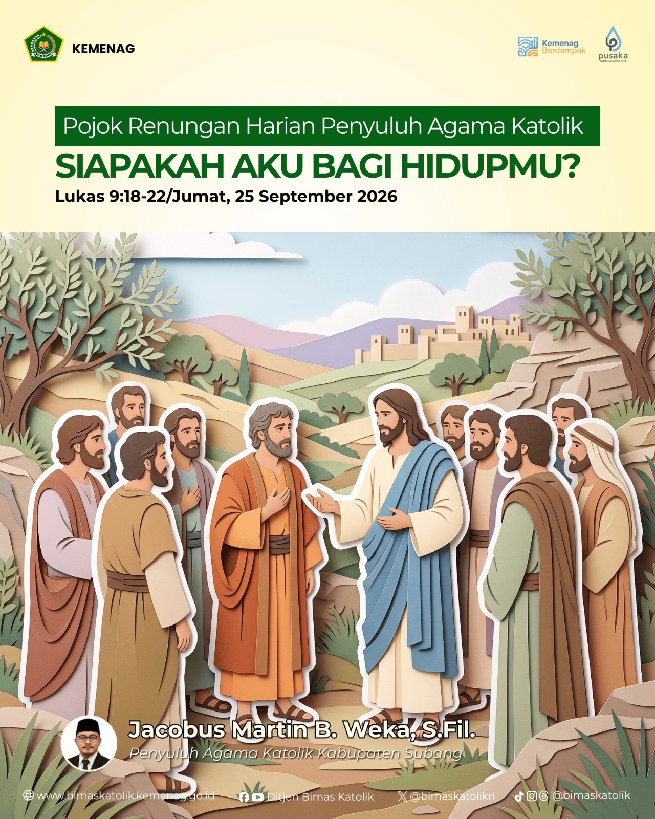 SIAPAKAH AKU BAGI HIDUPMU?