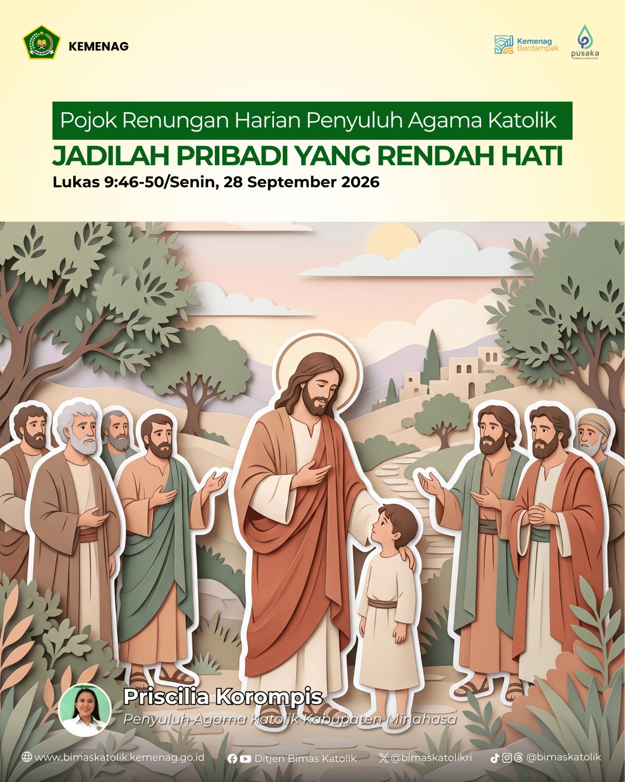 JADILAH PRIBADI YANG RENDAH HATI