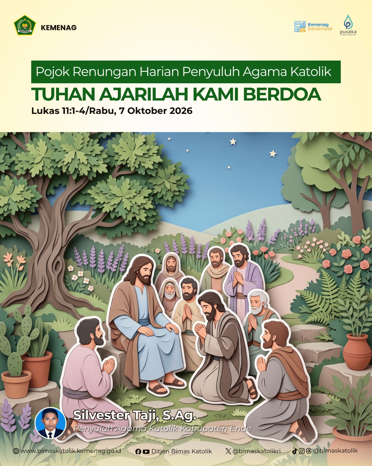 TUHAN AJARILAH KAMI BERDOA
