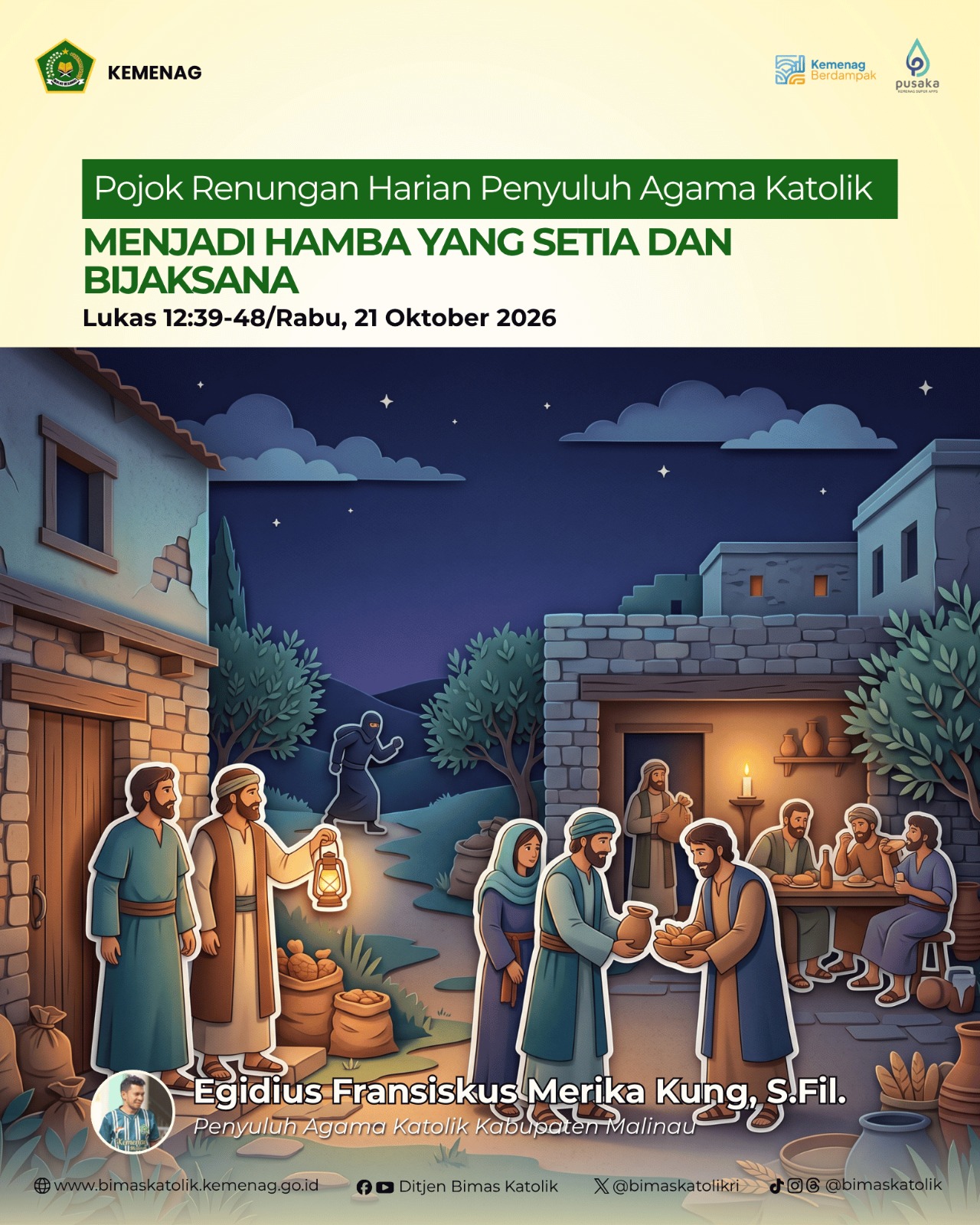 Menjadi Hamba Yang Setia dan Bijaksana